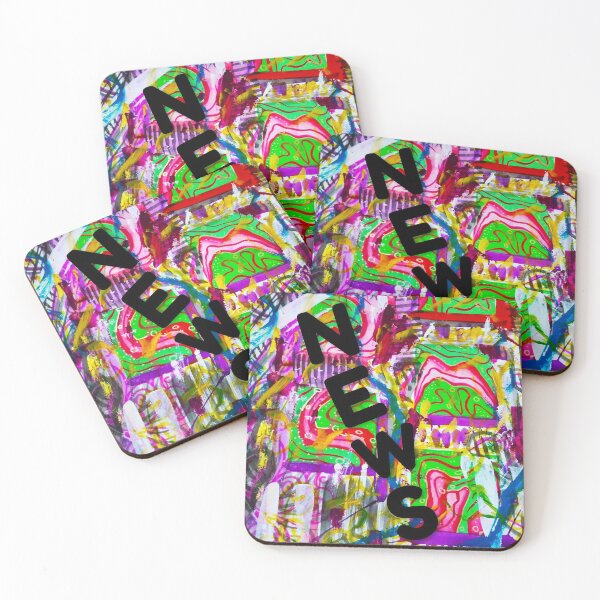 Item preview, Abstract NEWS Print designed and sold by Artcartstart.