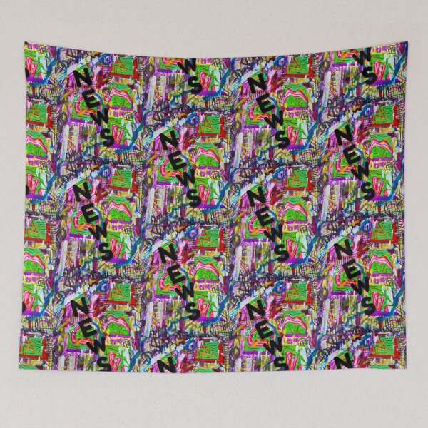 Item preview, Abstract NEWS Print designed and sold by Artcartstart.