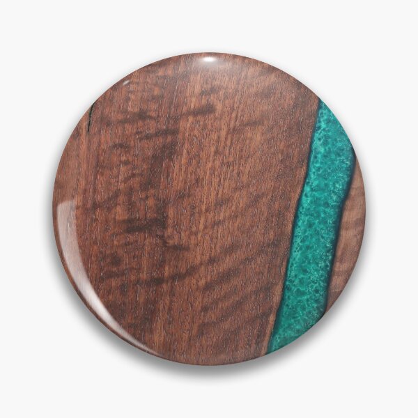 Artikelvorschau, Epoxy Resin River Table Design - Nussbaum eisblau entworfen und verkauft von chestpieceMerch.