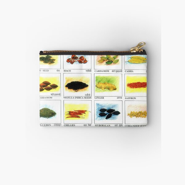 Item preview, Illustrated Chart From India - INDIAN SPICES Rare Vintage High Quality designed and sold by VISIBLECREATION.