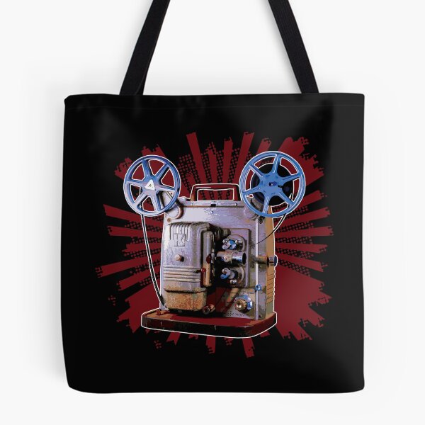 Item preview, Vintage 8MM Home Movie Cameras: Retro Keystone 8MM Home Movie Projector on Bold Red Pop Art Splash designed and sold by GraffitiSoup.