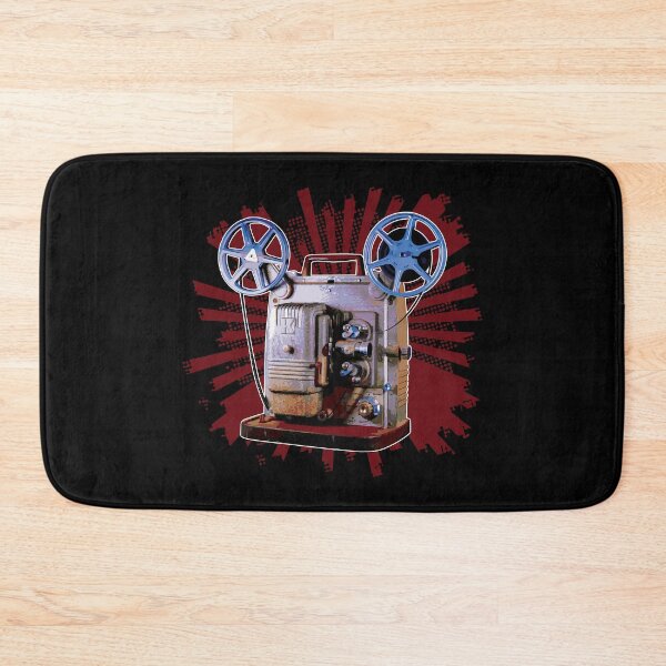 Item preview, Vintage 8MM Home Movie Cameras: Retro Keystone 8MM Home Movie Projector on Bold Red Pop Art Splash designed and sold by GraffitiSoup.