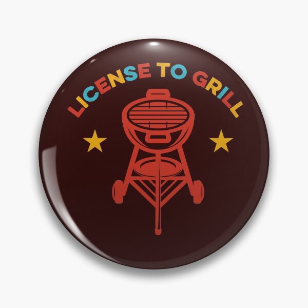 Item preview, License to Grill Funny Grilling BBQ Pitmaster Barbecue Meat designed and sold by gkao.