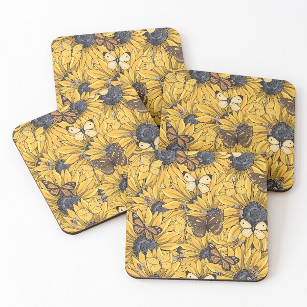 Item preview, Floral Sunflower Butterfly Florist Bee Pattern designed and sold by maniac3000.