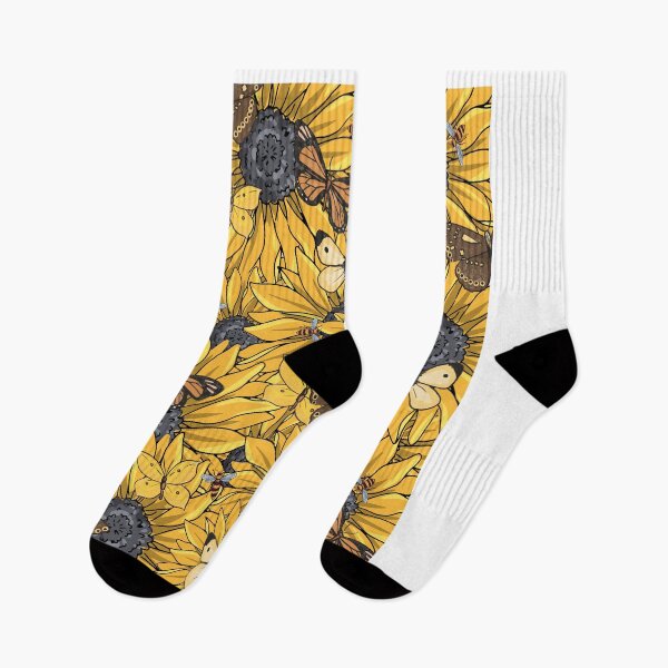 Item preview, Floral Sunflower Butterfly Florist Bee Pattern designed and sold by maniac3000.