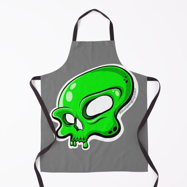 Item preview, Skull - Green designed and sold by doodleeightytwo.