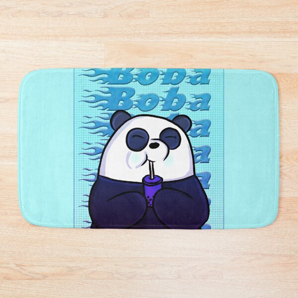 Item preview, Boba Panda Blue  designed and sold by RoserinArt.