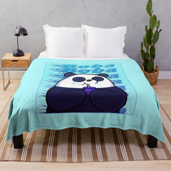 Item preview, Boba Panda Blue designed and sold by RoserinArt.
