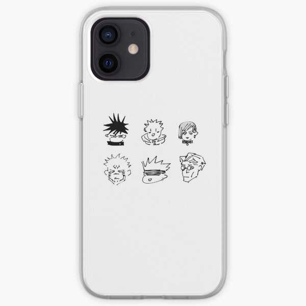 Fushiguro Itadori Kugisaki Sukuna Gojo Nanami Tiny Faces Pack iPhone Soft Case