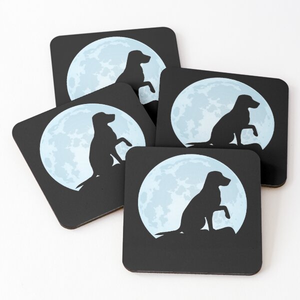 Item preview, dog lover moon dog silhouette designed and sold by alaechamlal.