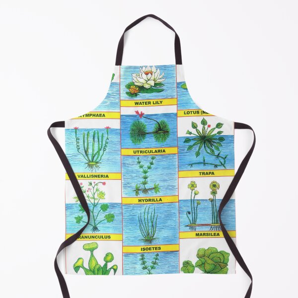 Item preview, llustrated Chart From India - WATER PLANTS Rare Vintage High Quality designed and sold by VISIBLECREATION.