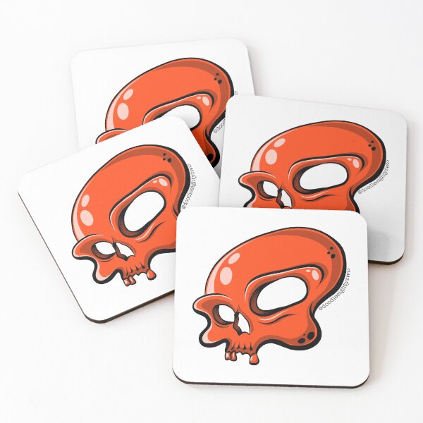 Item preview, Skull - Red designed and sold by doodleeightytwo.