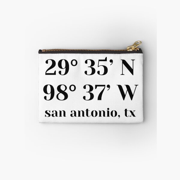 Item preview, map coordinates- utsa designed and sold by Caroline Derucki.