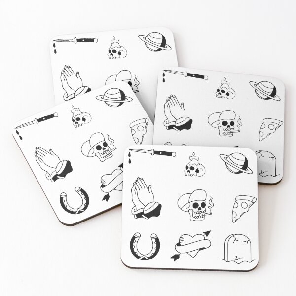Item preview, Flash Tattoo Sticker Pack designed and sold by jmacblack.