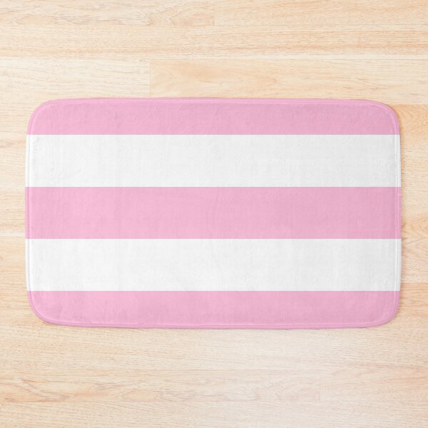 Item preview, Large COTTON CANDY PINK and WHITE Horizontal STRIPES designed and sold by RachelMacht.