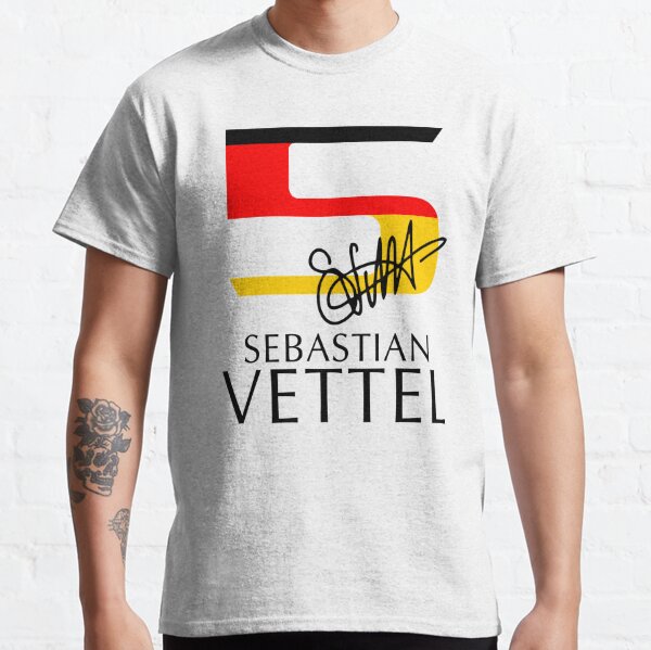 Sebastian Vettel Premium oversized T-shirt Women White/Black – Stint Apparel