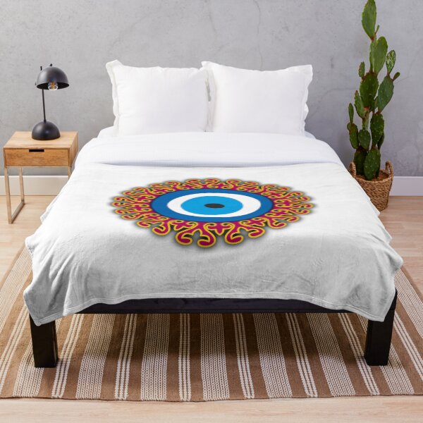 Aperçu de l'œuvre Evil Eye Blue Bead (Protection contre la malédiction du mauvais œil) créée et vendue par SPYDER25.