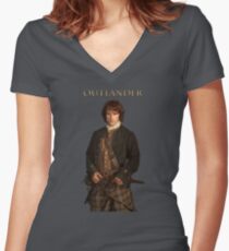 Outlander/Jamie Fraser Women's Fitted V-Neck T-Shirt
