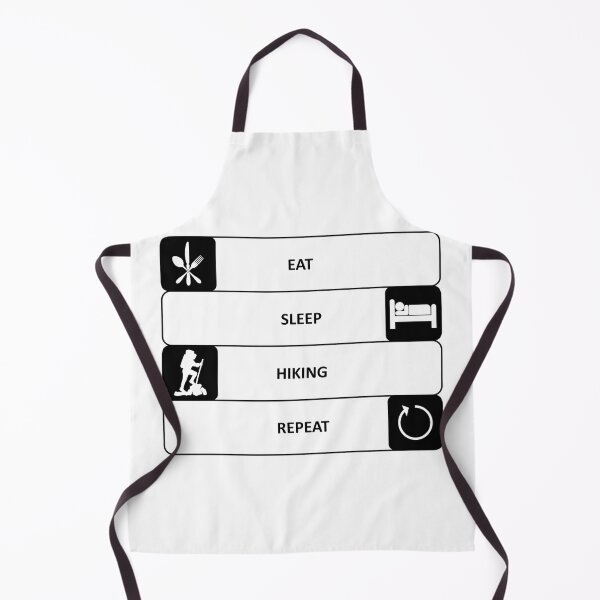 Item preview, Eat Sleep Hiking Repeat Hiker Hobby Sports designed and sold by AndiHK.