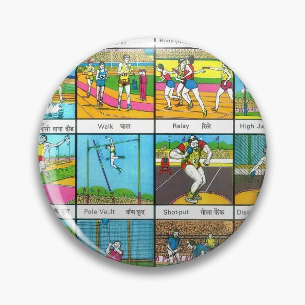 Item preview, Illustrated Chart From India - ASIAN GAMES Rare Vintage High Quality designed and sold by VISIBLECREATION.