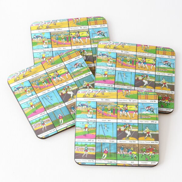 Item preview, Illustrated Chart From India - ASIAN GAMES Rare Vintage High Quality designed and sold by VISIBLECREATION.