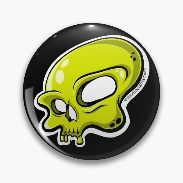 Item preview, Skull - Yellow designed and sold by doodleeightytwo.