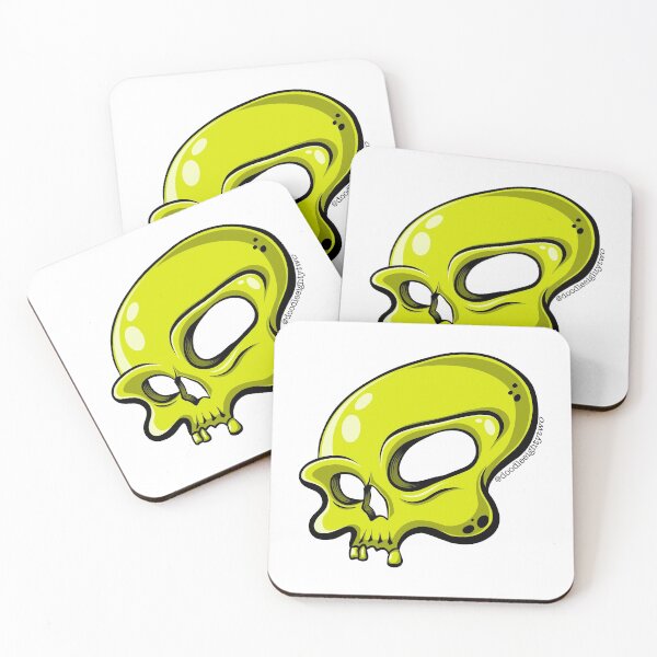 Item preview, Skull - Yellow designed and sold by doodleeightytwo.