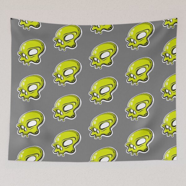 Item preview, Skull - Yellow designed and sold by doodleeightytwo.