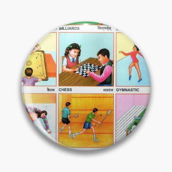 Item preview, Illustrated Chart From India - INDOOR GAMES Rare Vintage High Quality designed and sold by VISIBLECREATION.