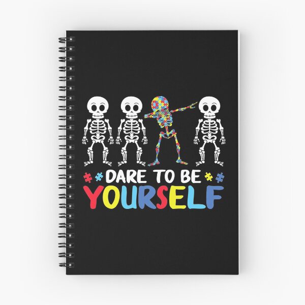 Item preview, Dare To Be Yourself Dabbing Skeleton Autsim Puzzle designed and sold by JeannetteFlower.