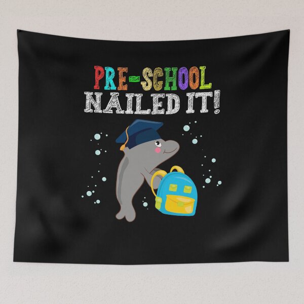 Item preview, Graduation 2021 Dolphin Pre-School Nailed it Gift designed and sold by Ibu83.
