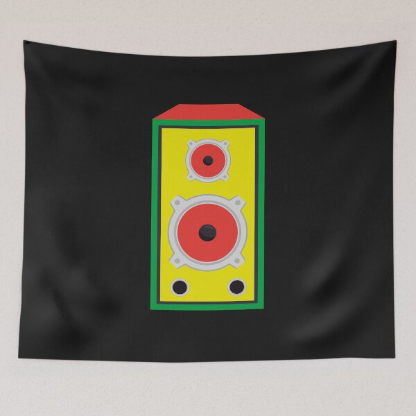 Item preview, Reggae Music Sound System Rastafari Flag designed and sold by Músico Ilustre.
