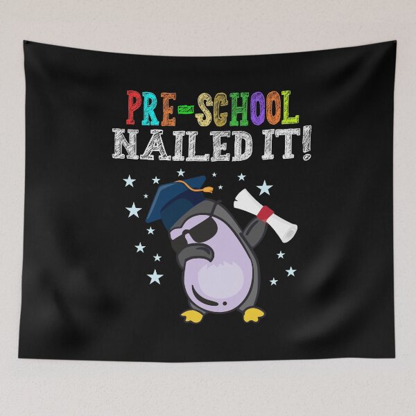 Item preview, Graduation 2021 Penguin Pre-School Nailed it Gift designed and sold by Ibu83.
