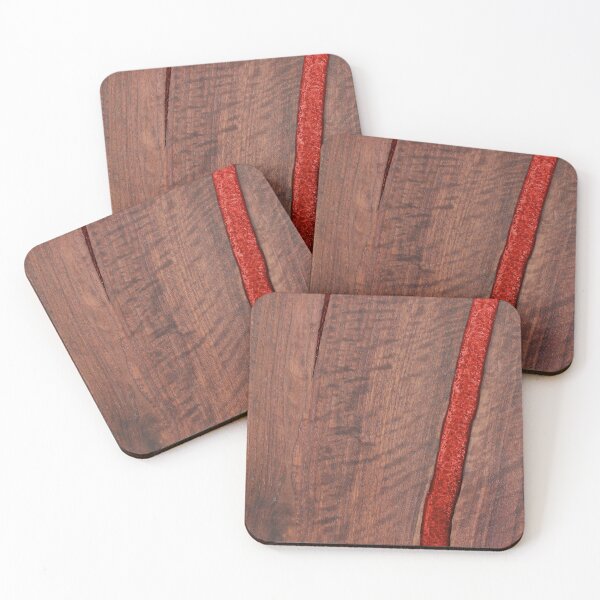 Item preview, Epoxy Resin River Table Design - Blood Red Walnut designed and sold by chestpieceMerch.