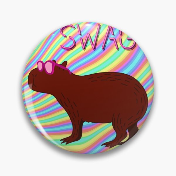 Item preview, Capybara Swag designed and sold by ArcherAshleyArt.