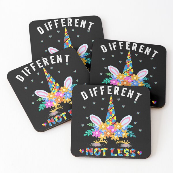 Item preview, Different Not Less Unicorn Autism Awareness designed and sold by JeannetteFlower.