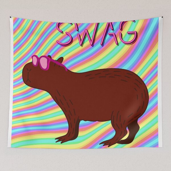 Item preview, Capybara Swag designed and sold by ArcherAshleyArt.