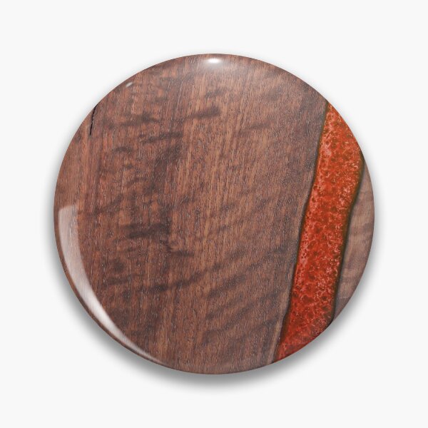 Artikelvorschau, Epoxy Resin River Table Design - Nussbaum rot-orange entworfen und verkauft von chestpieceMerch.