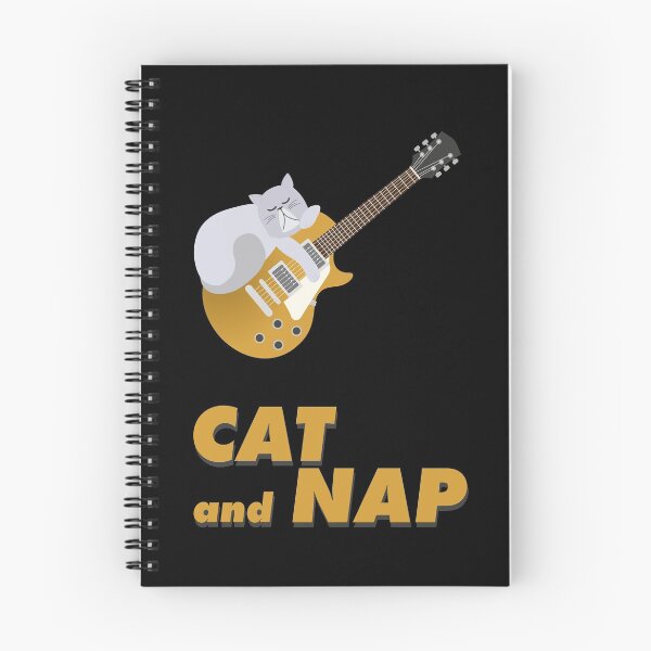 Item preview, Relaxed Cat on Rock Guitar | Persian | Catnap designed and sold by Fluffy-Vectors.