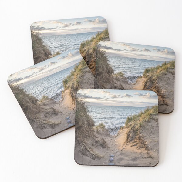 Item preview, Sea view through the sand dunes designed and sold by twymanphoto.