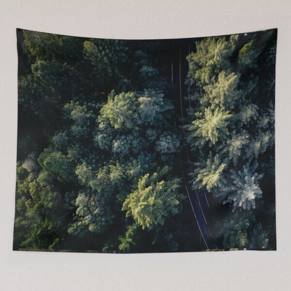 Item preview, Nature Woods Forest Trees Green Road  designed and sold by DanielCarvalho2.