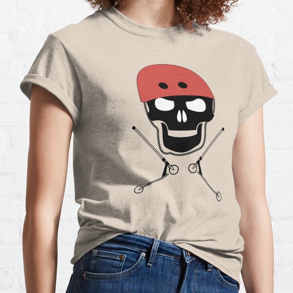 Scooter freestyle Scoot and Skull Classic T-Shirt