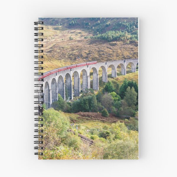 Item preview, Glenfinnan Railway Viaduct and steam train in Scotland designed and sold by AlizadaStudios.