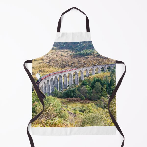 Item preview, Glenfinnan Railway Viaduct and steam train in Scotland designed and sold by AlizadaStudios.