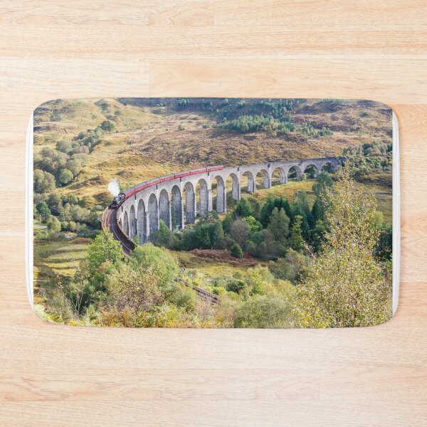 Item preview, Glenfinnan Railway Viaduct and steam train in Scotland designed and sold by AlizadaStudios.