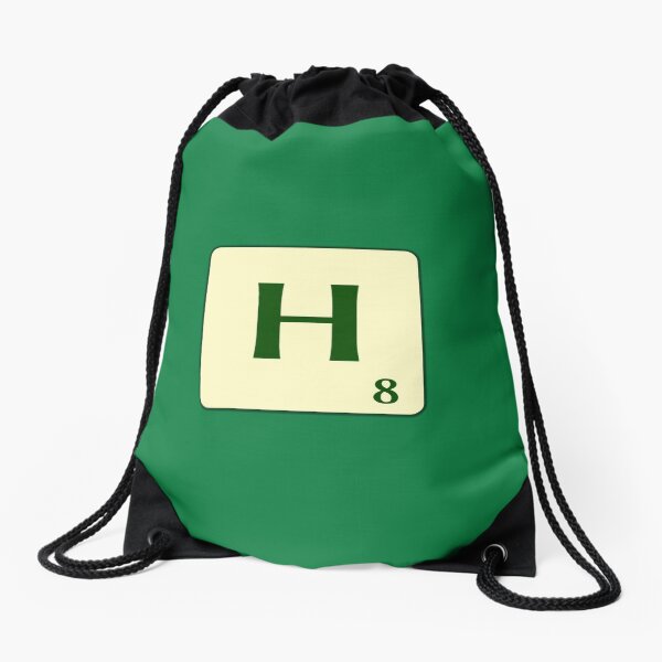 Fitxa de Scrabble de la H de 8 punts Mochila saco