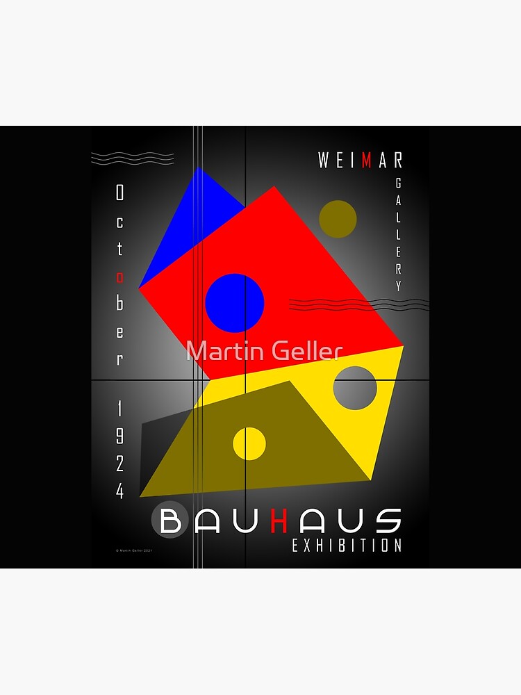 Bauhaus Exhibition Poster 1924 VIII v.2 by BLTV