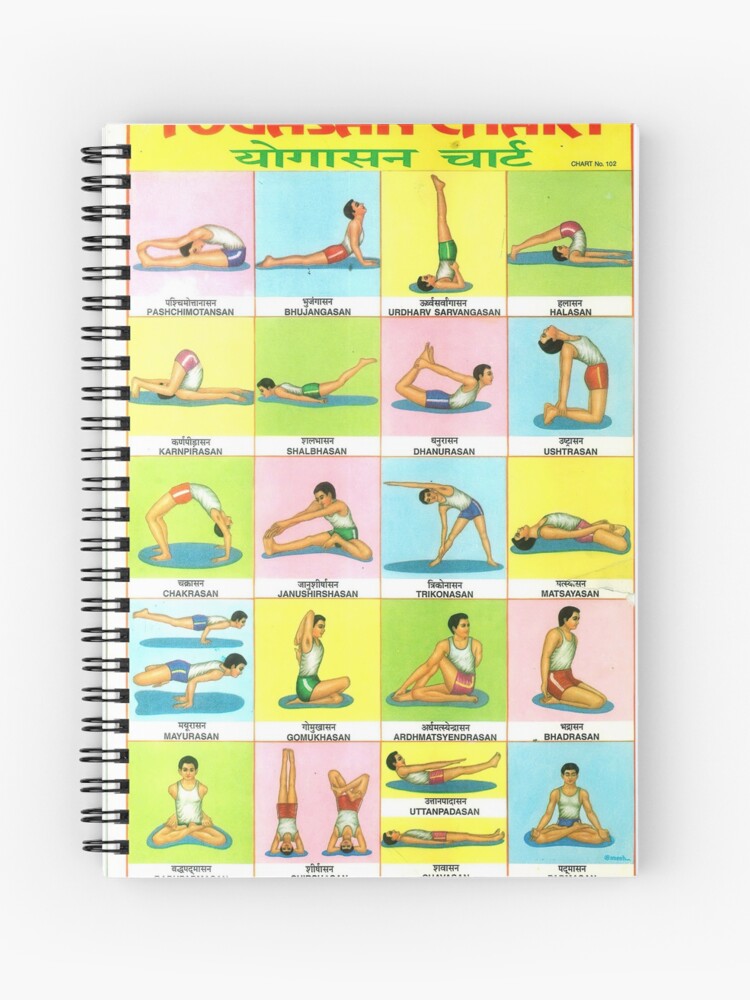 Yoga Poses Printable Chart | Printablee