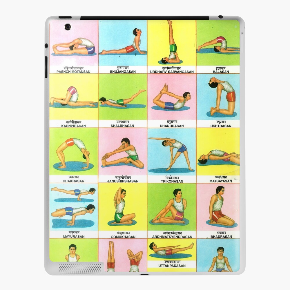 set of woman doing different yoga poses standing on pink mat, names of  postures Stock Vector | Adobe Stock