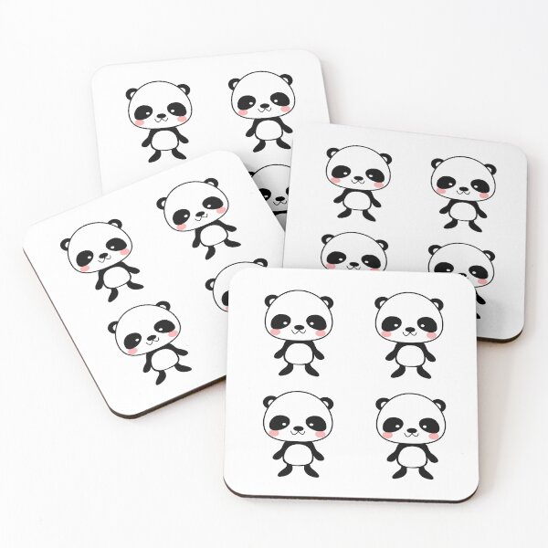 Item preview, Friendly Kawaii Baby Panda Bear Pack designed and sold by lovelyandcute.